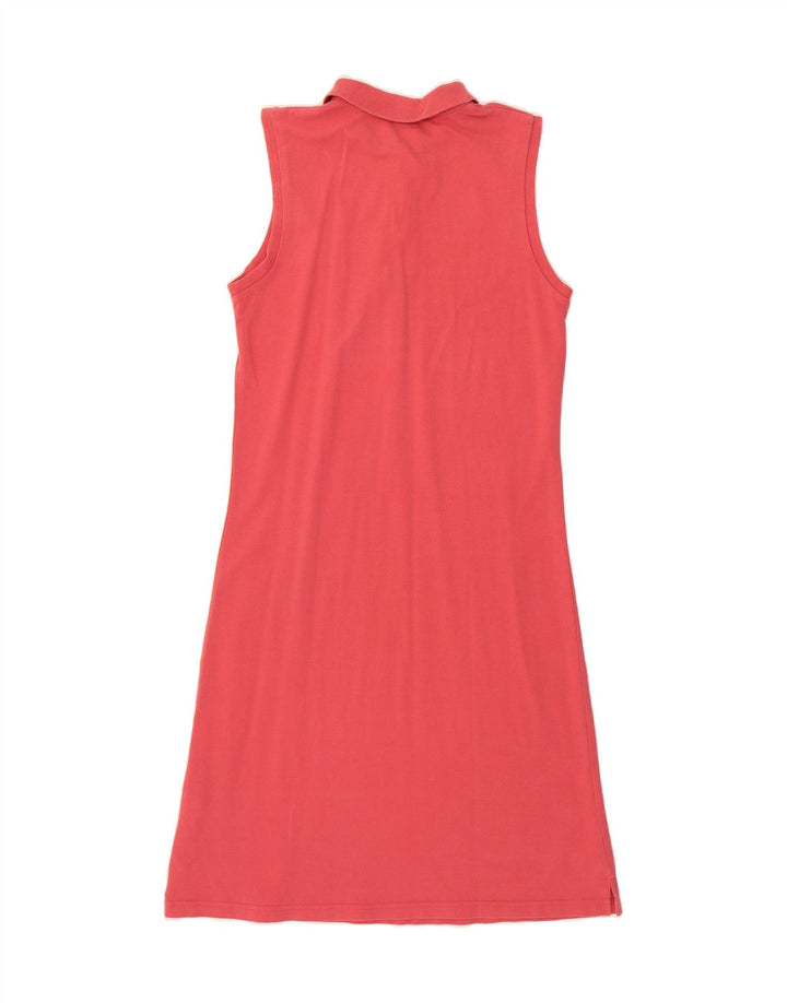 INVICTA Womens Sleeveless Polo Dress IT 44 Small Pink Cotton Vintage Invicta and Second-Hand Invicta from Messina Hembry 