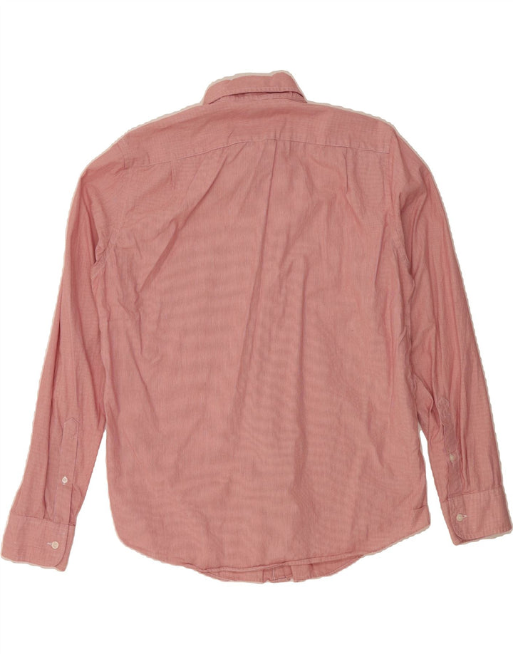 J. CREW Mens Slim Fit Shirt Large Pink Pinstripe Cotton Vintage J. Crew and Second-Hand J. Crew from Messina Hembry 