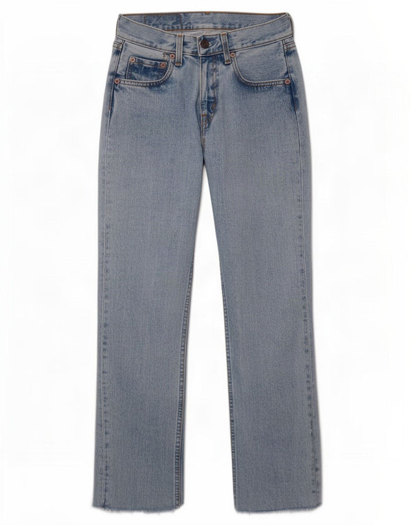 Calça jeans feminina Levi's 595 Straight W27 L28 azul algodão