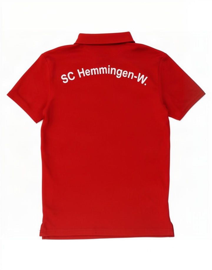 Adidas Mens Climalite Graphic Polo Shirt XS Vermelho