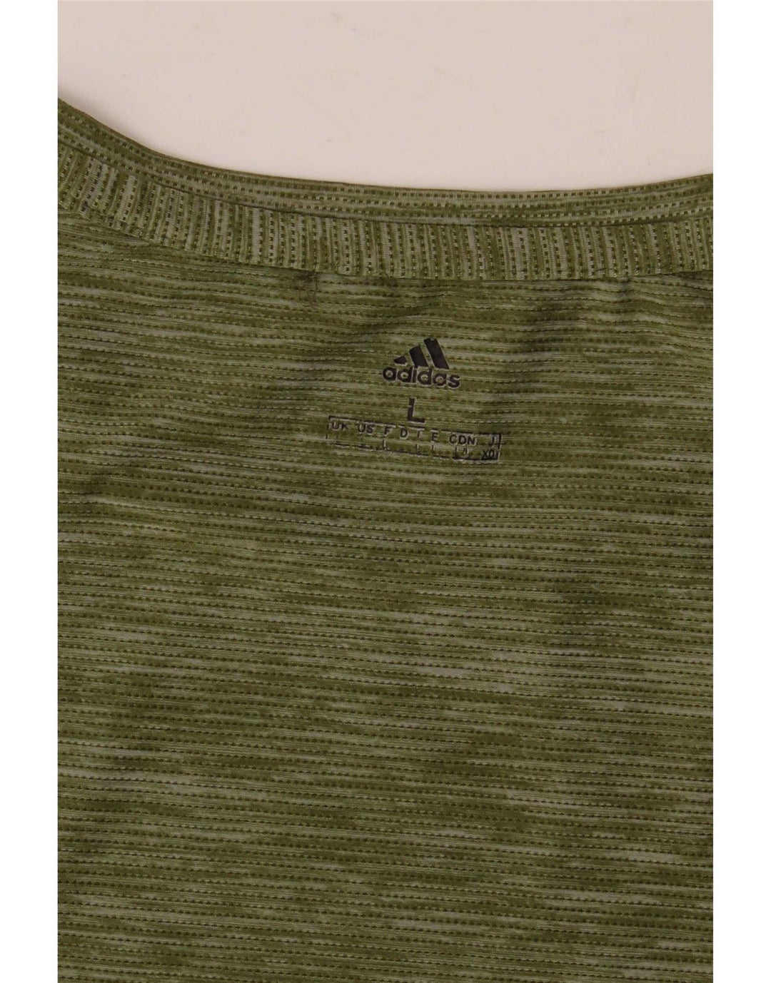 Adidas Mens Camiseta Top Grande Verde Salpicado