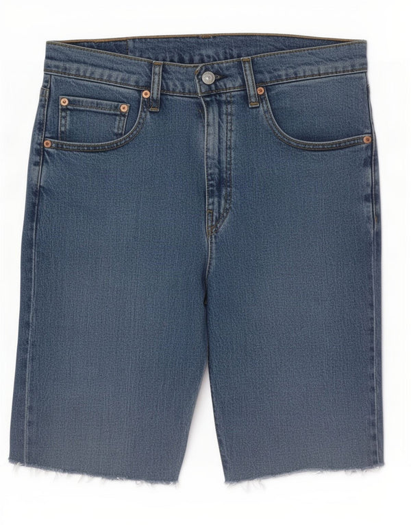 Shorts jeans masculino Hi-Ball Levi's W34 grande algodão azul