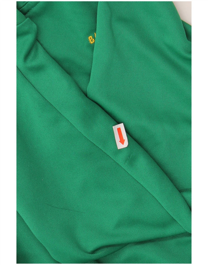 ADIDAS Meninos Graphic Pullover Treino Top 11-12 Anos Verde Colorblock