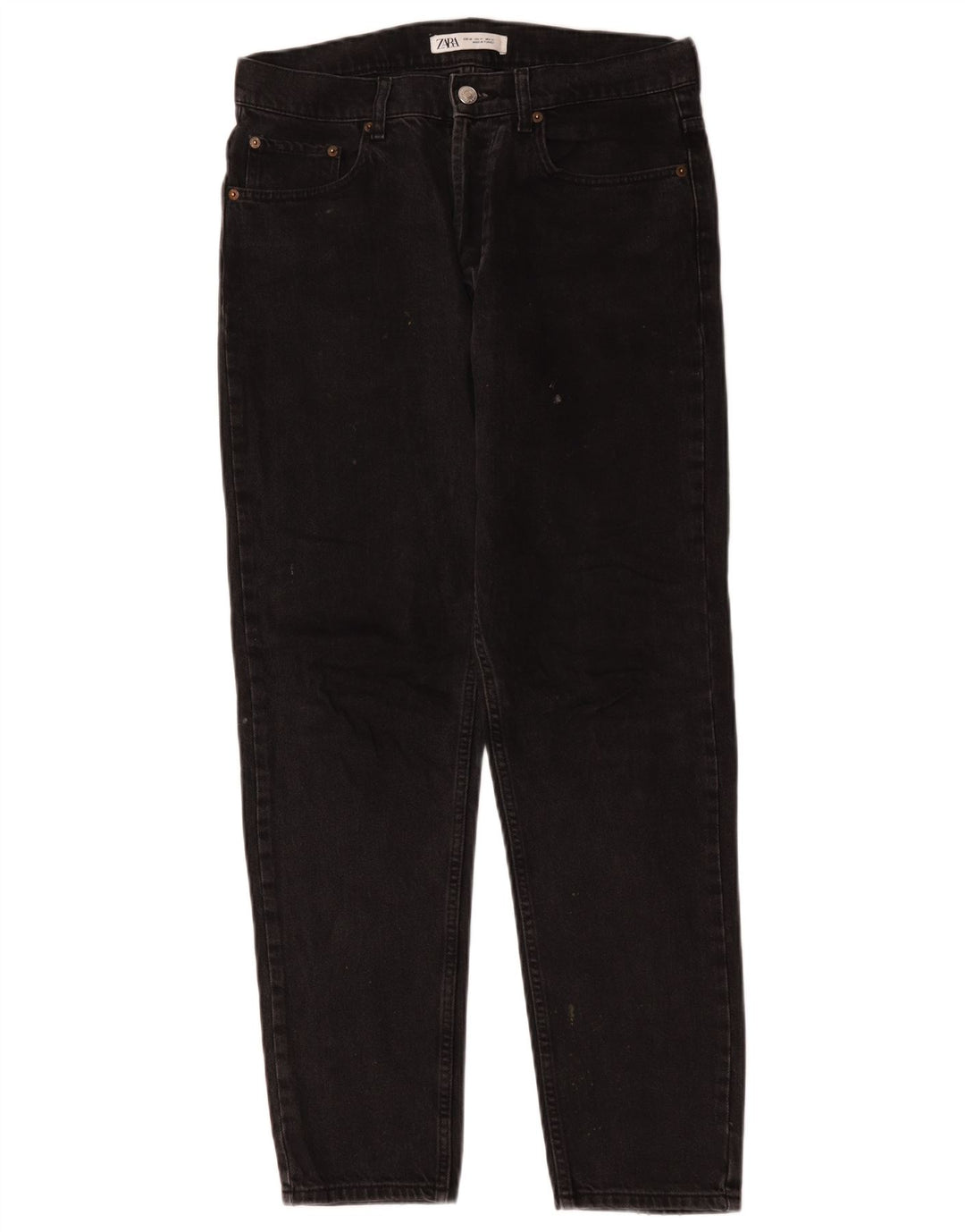 Zara Mens Slim Jeans EU 40 Médio W31 L30 Preto