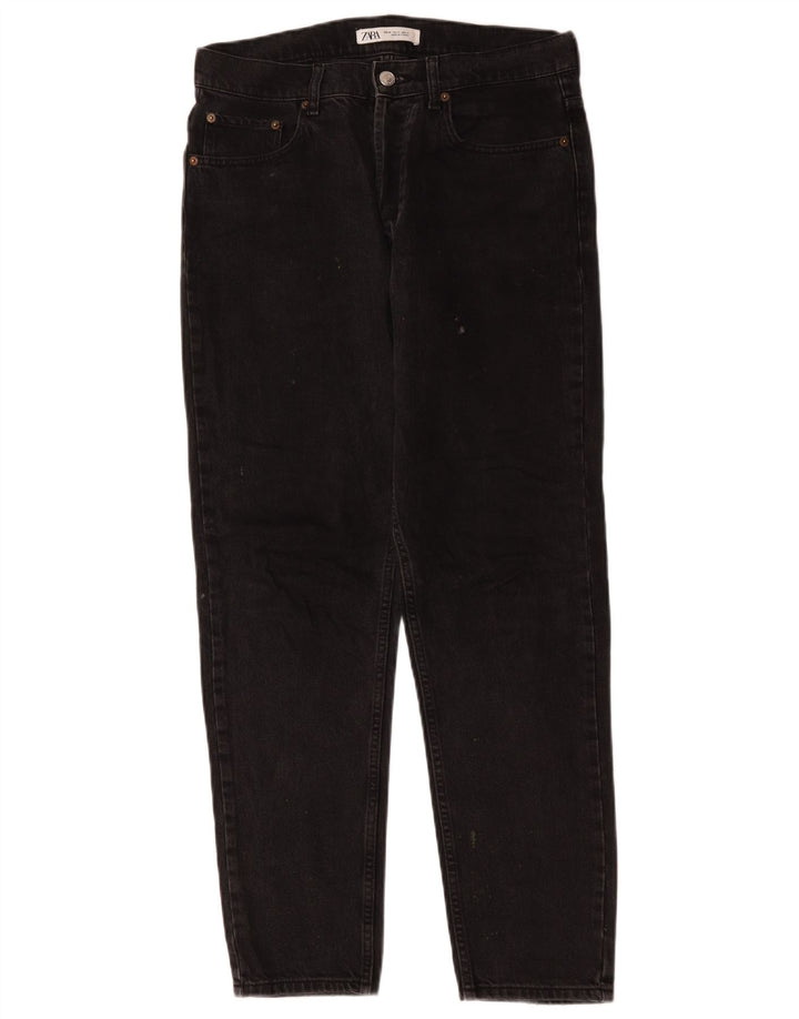Zara Mens Slim Jeans EU 40 Médio W31 L30 Preto