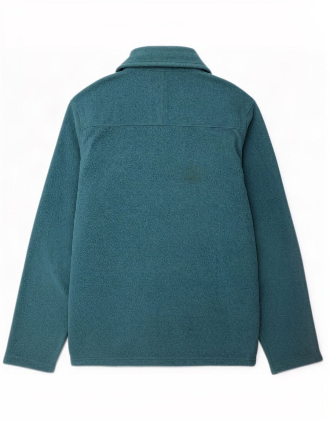 Suéter de lã masculino The North Face com zíper e gola grande azul poliéster