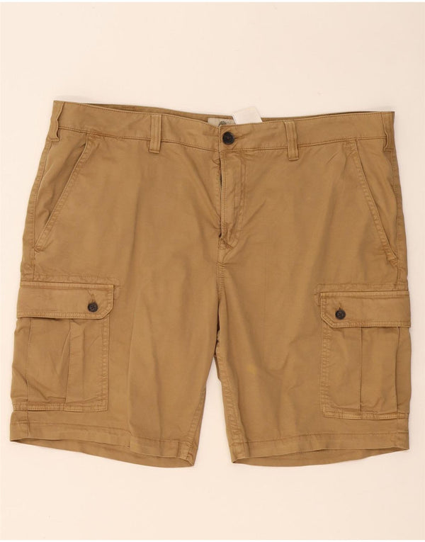 Shorts cargo masculino Timberland W40 XL algodão bege