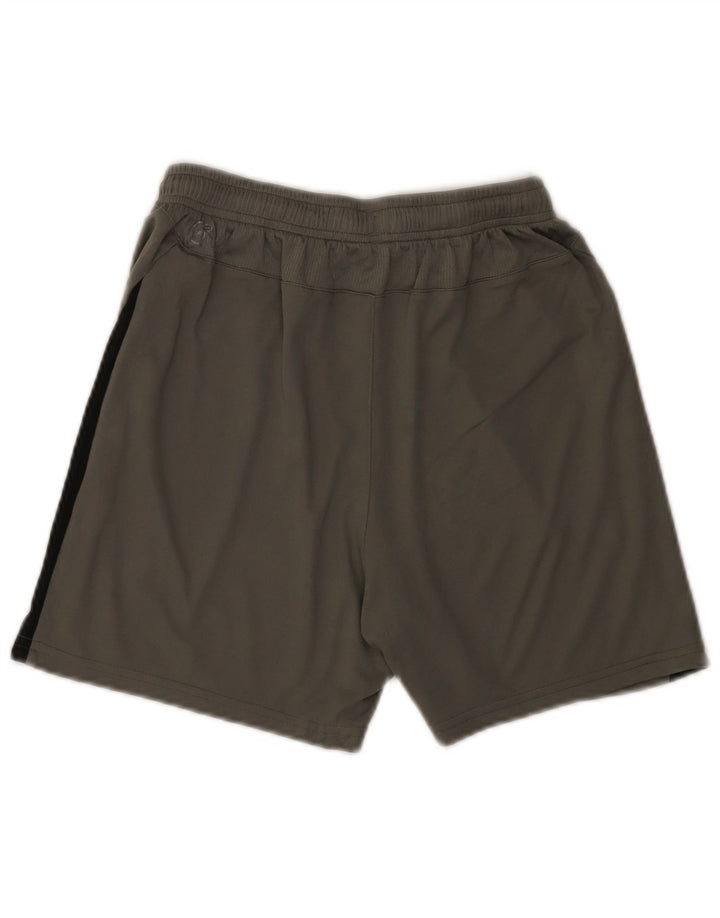 Shorts esportivos Puma meninos 13-14 anos cinza colorblock poliéster