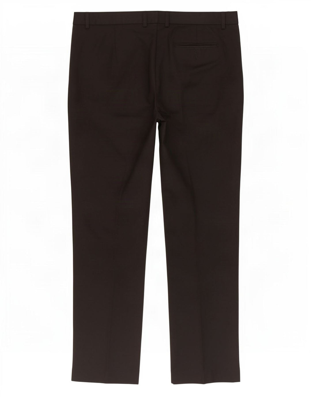 Calça masculina de ajuste regular Marks & Spencer W38 L33 poliéster preto