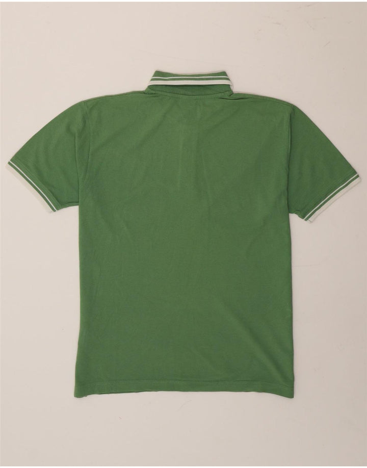 Camisa polo masculina Lee grande algodão listrado verde