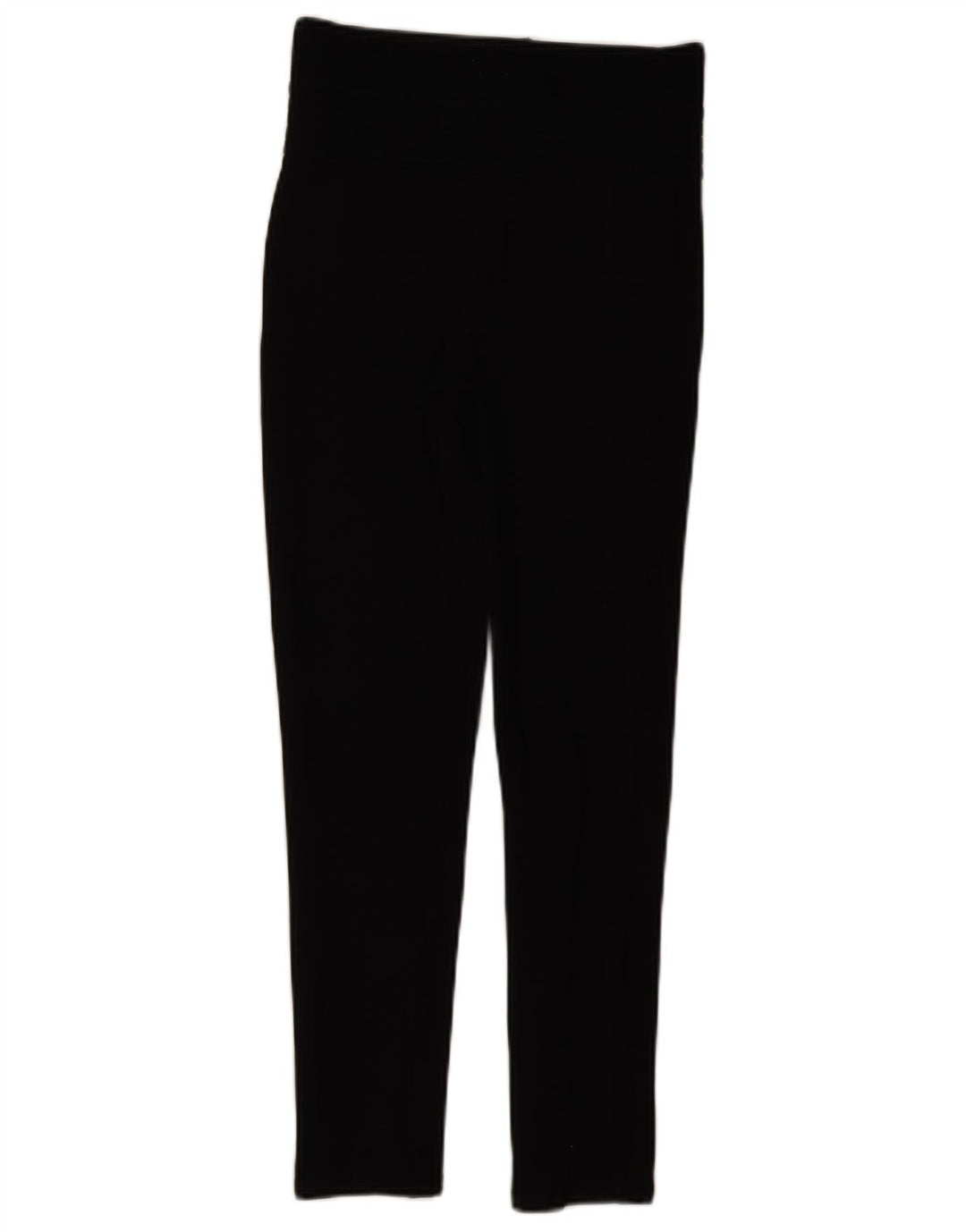 Zara Leggings feminino de cintura alta poliéster preto médio