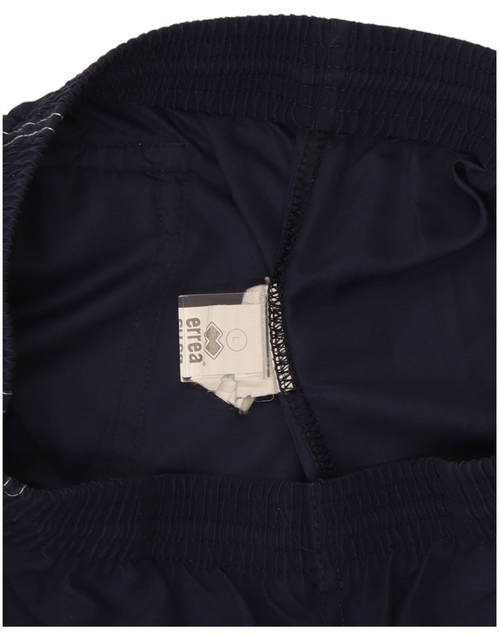 Errea Mens Sport Shorts Grande Azul Marinho Poliéster Esportes