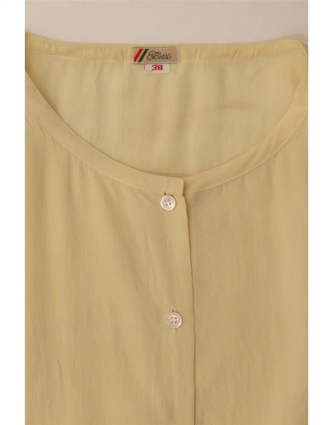 Blusa feminina Berri manga curta UE 38 médio amarelo