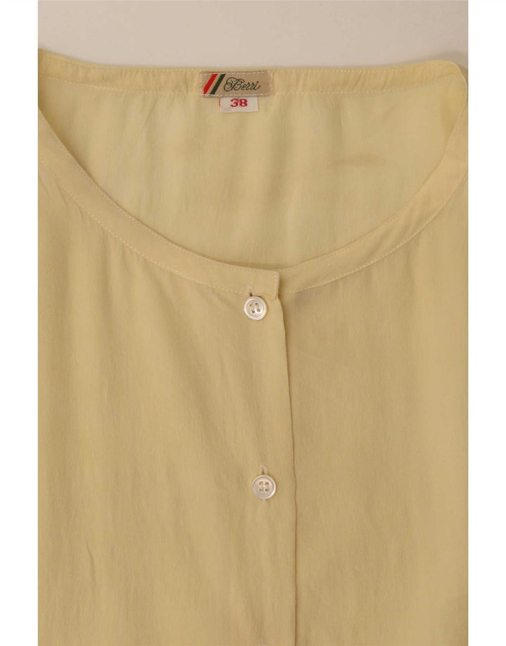 Blusa feminina Berri manga curta UE 38 médio amarelo