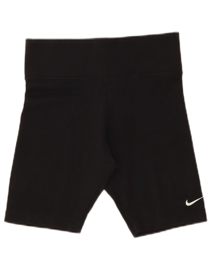 Shorts esportivo feminino Nike UK 8 pequeno algodão preto