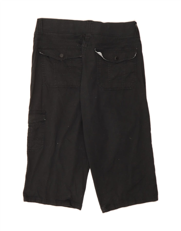 LEE Womens Easy Fit Bermuda Cargo Shorts US 14 XL W34 Black Cotton Vintage Lee and Second-Hand Lee from Messina Hembry 