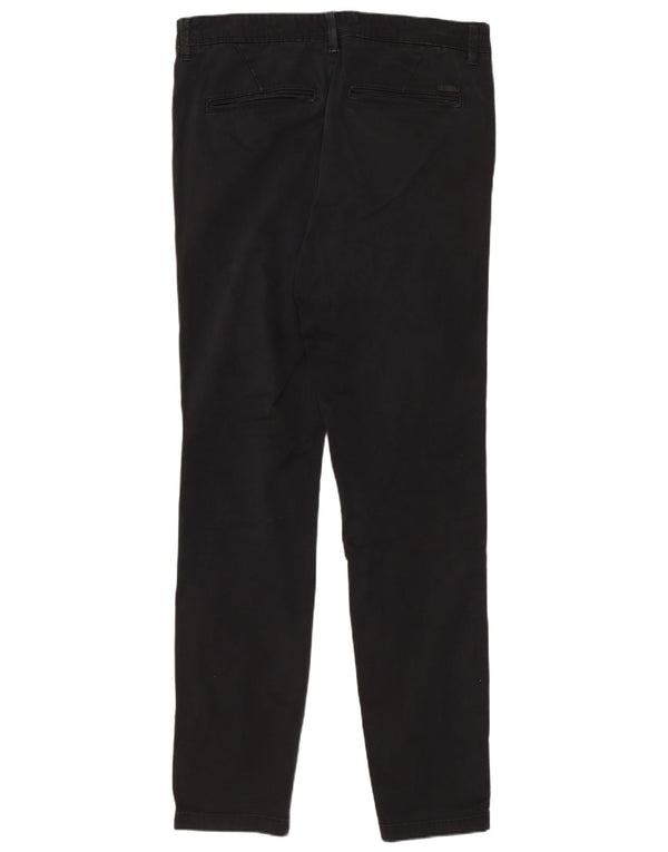 Jack & Jones Mens Slim Chino Trousers W30 L32 Navy Blue Cotton