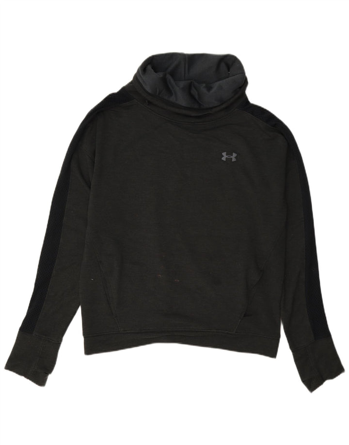 Under Armour feminino oversized moletom jumper UK 14 médio preto