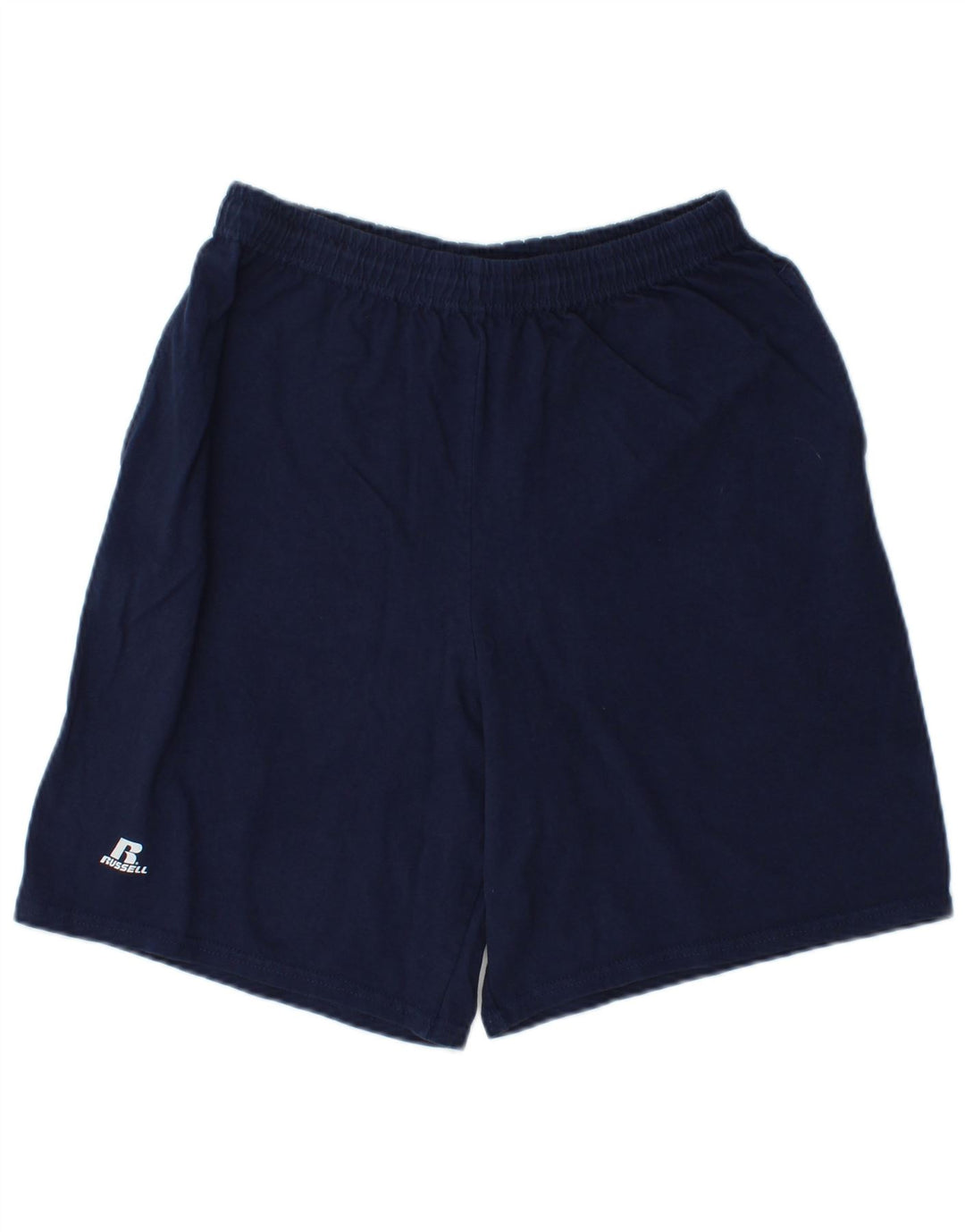 Shorts esportivos masculinos RUSSELL ATLÉTICO médio azul marinho algodão