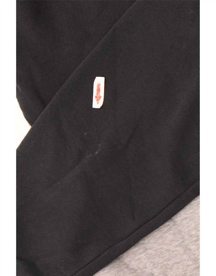 Moletom gráfico masculino Nike Jumper pequeno cinza colorblock algodão