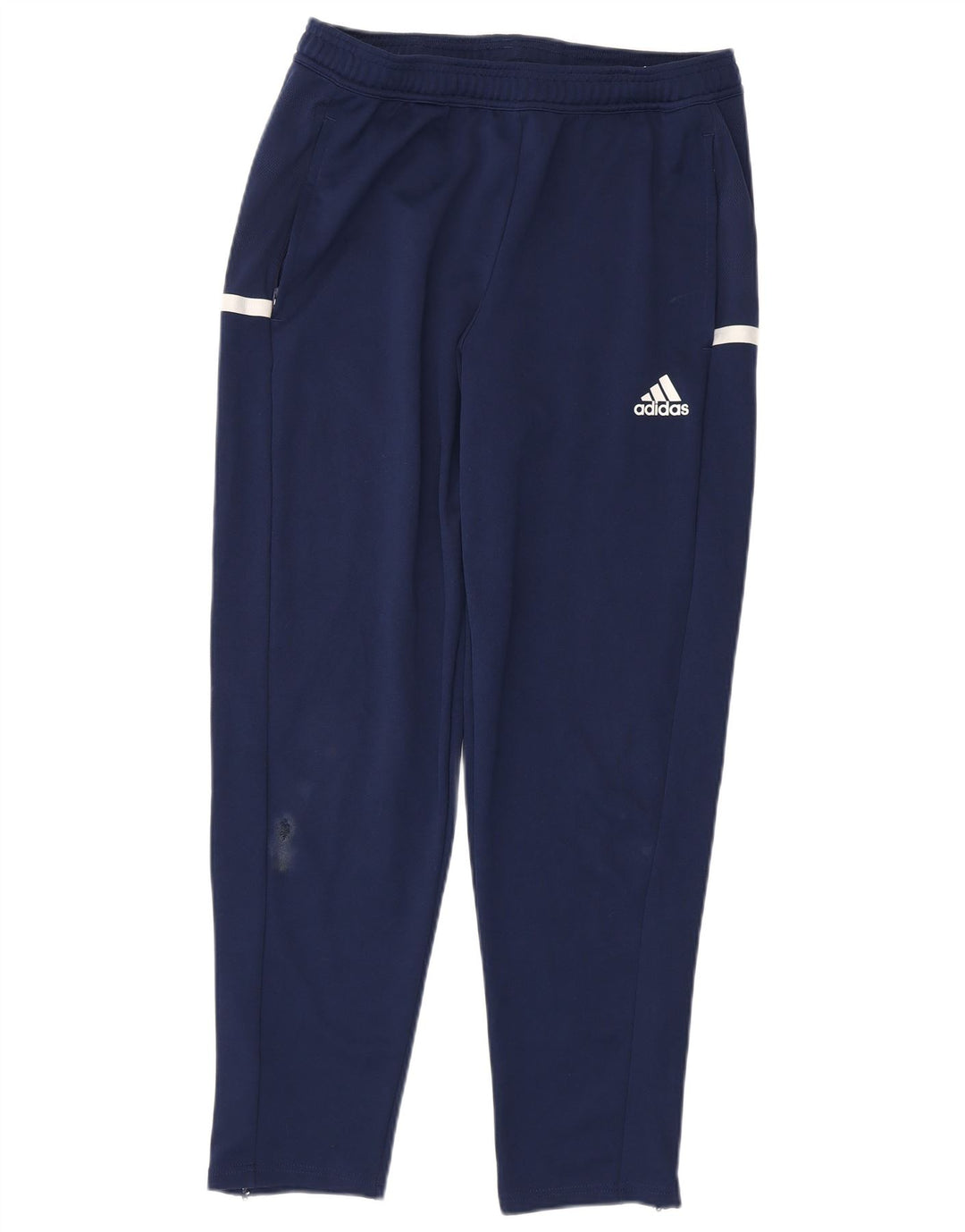 Calça de treino masculina Adidas Climacool grande poliéster azul marinho