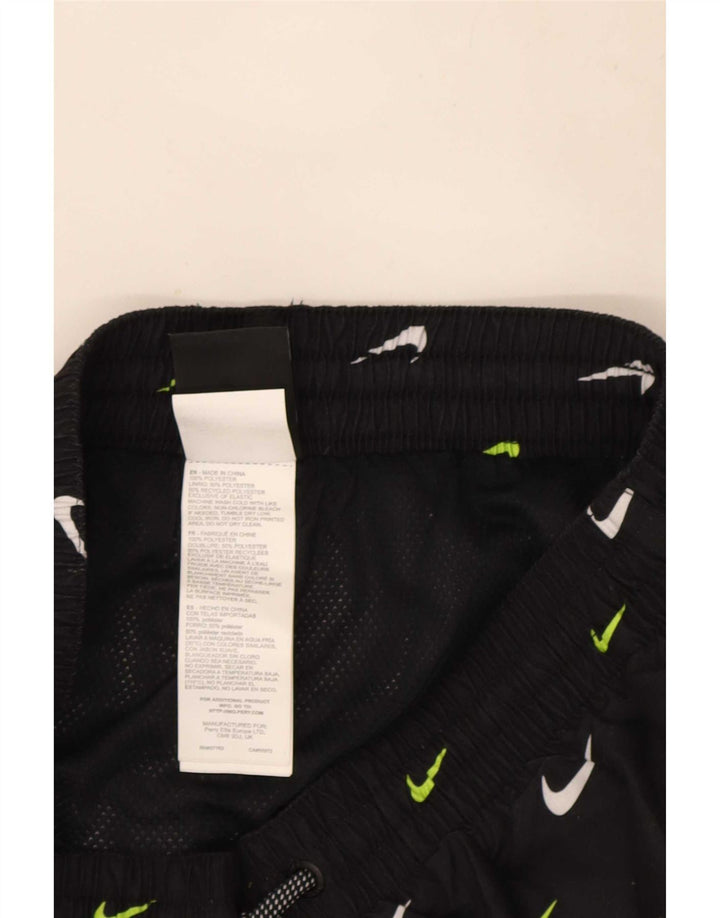 Shorts esportivos gráficos masculinos Nike pequenos poliéster preto