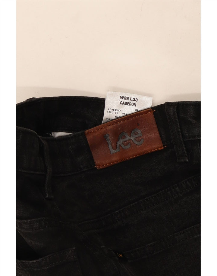 LEE Feminino Cameron Bootcut Jeans W28 L33 Algodão Preto