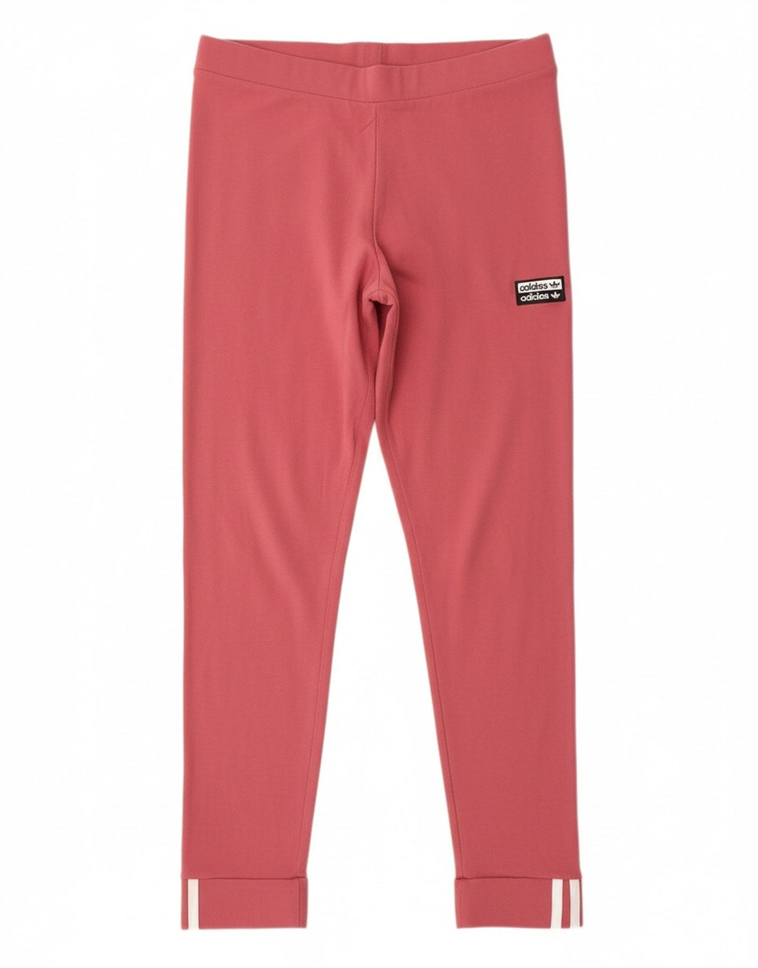 Leggings ADIDAS Femininas UK 16 Grande Algodão Rosa