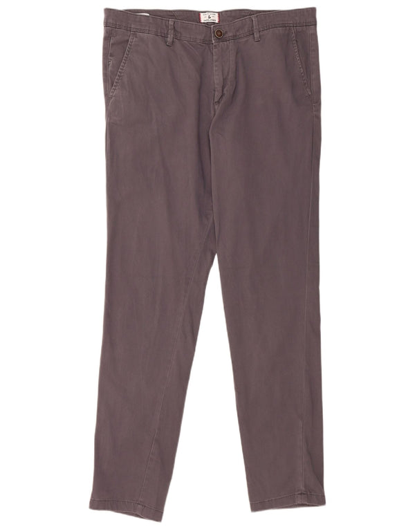 Calça Chino Masculina Slim Jack & Jones W34 L32 Algodão Azul Marinho