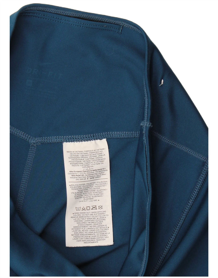 Leggings Nike Dri Fit Graphic UK 12 Médio Azul Poliéster