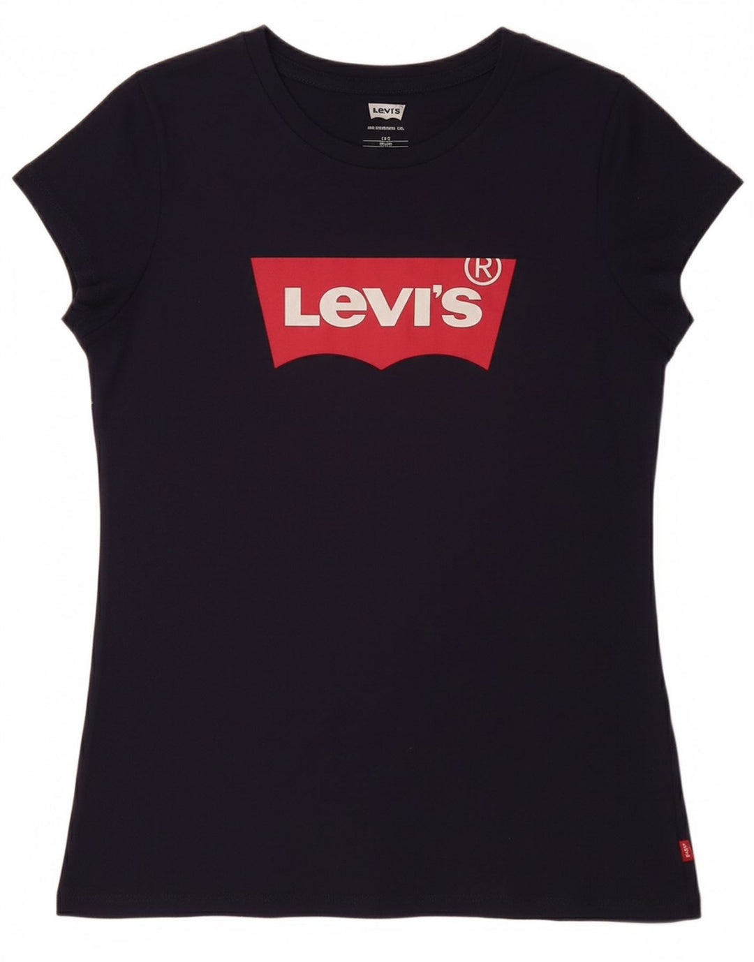 Camiseta gráfica feminina LEVI'S 15-16 anos algodão azul marinho
