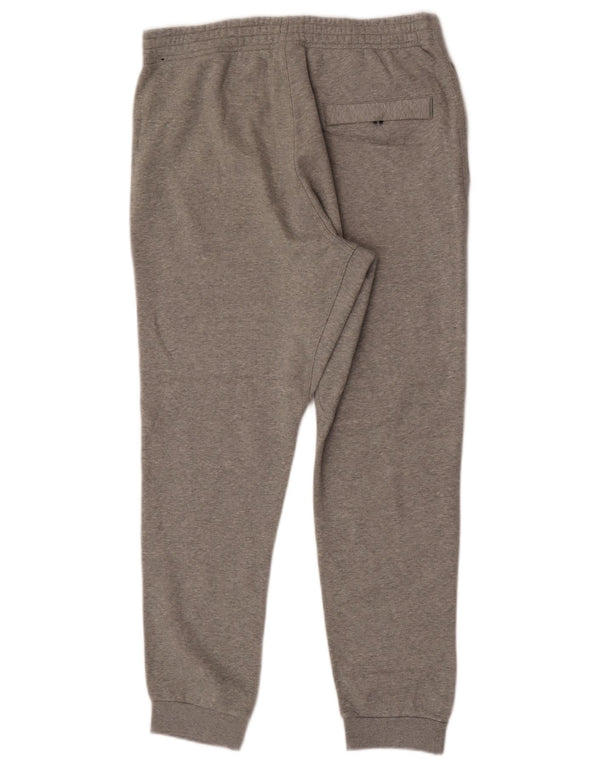 Calça de treino masculina Nike joggers grande algodão cinza