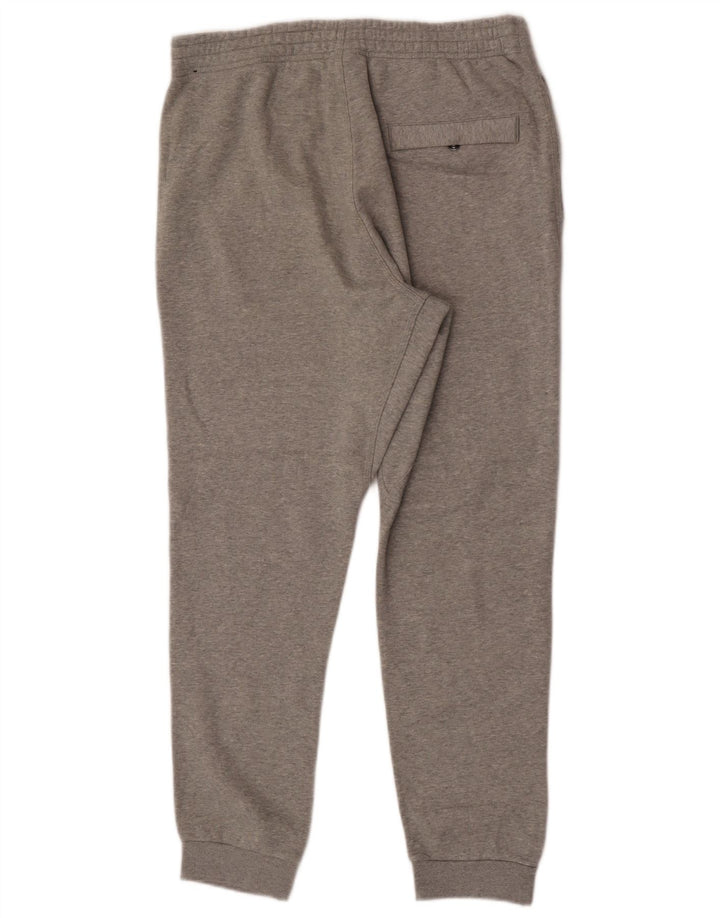 Calça de treino masculina Nike joggers grande algodão cinza