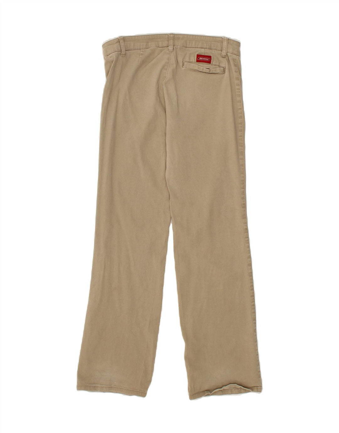 DICKIES Womens Straight Chino Trousers US 9 Medium W30 L31 Beige Cotton Vintage Dickies and Second-Hand Dickies from Messina Hembry 