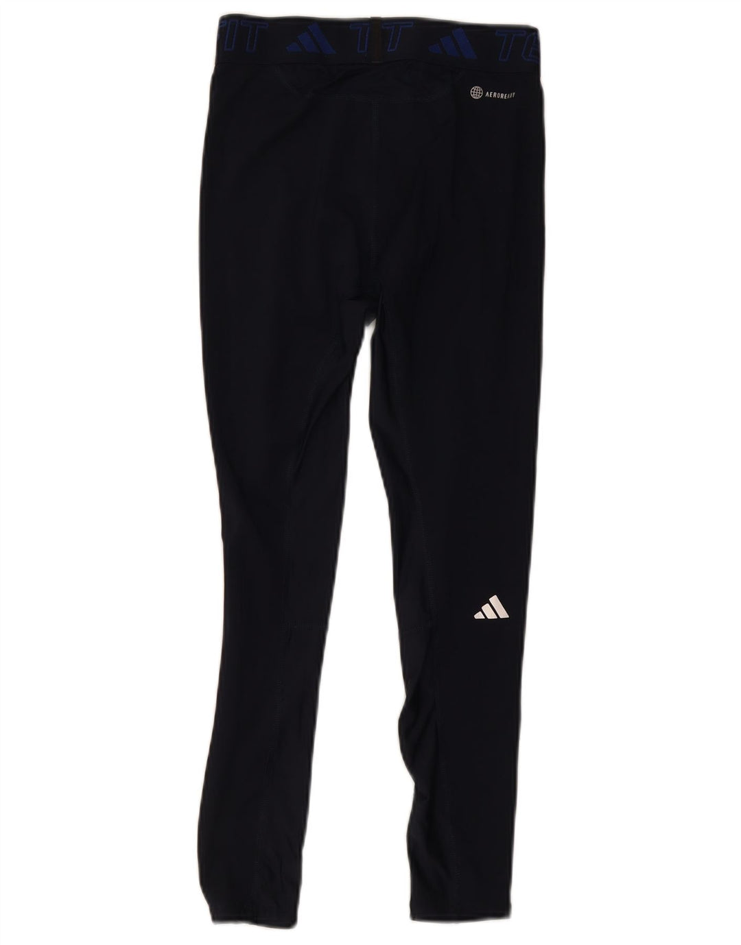 Leggings Adidas Aeroready Feminino UK 12 Médio Azul Marinho Poliéster