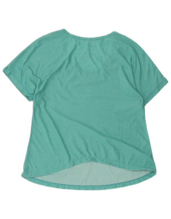 Camiseta Nike Feminina Dri Fit Top UK 14 Azul Médio