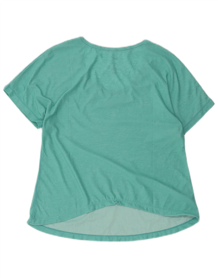 Camiseta Nike Feminina Dri Fit Top UK 14 Azul Médio