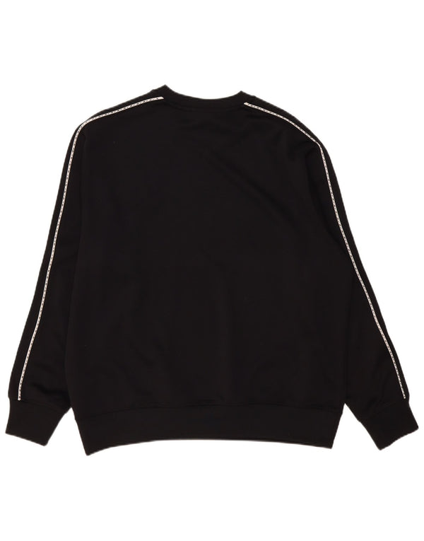 Moletom gráfico masculino Nike Jumper grande poliéster preto