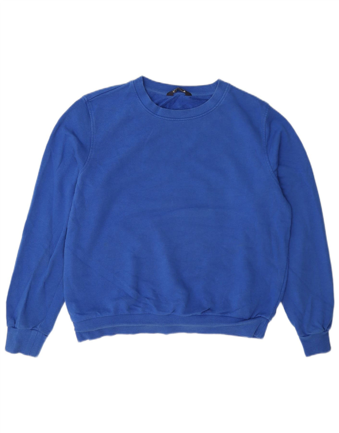 Suéter feminino Marks & Spencer Reino Unido 12 algodão azul médio
