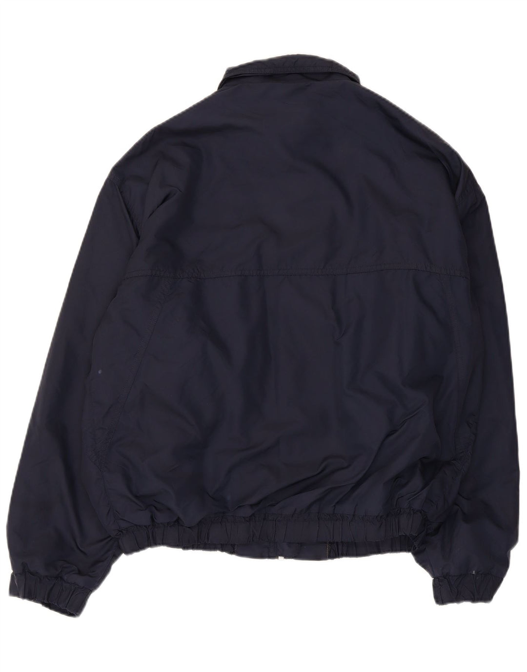 Jaqueta corta-vento masculina Murphy & Nye Reino Unido 42 XL azul marinho poliéster