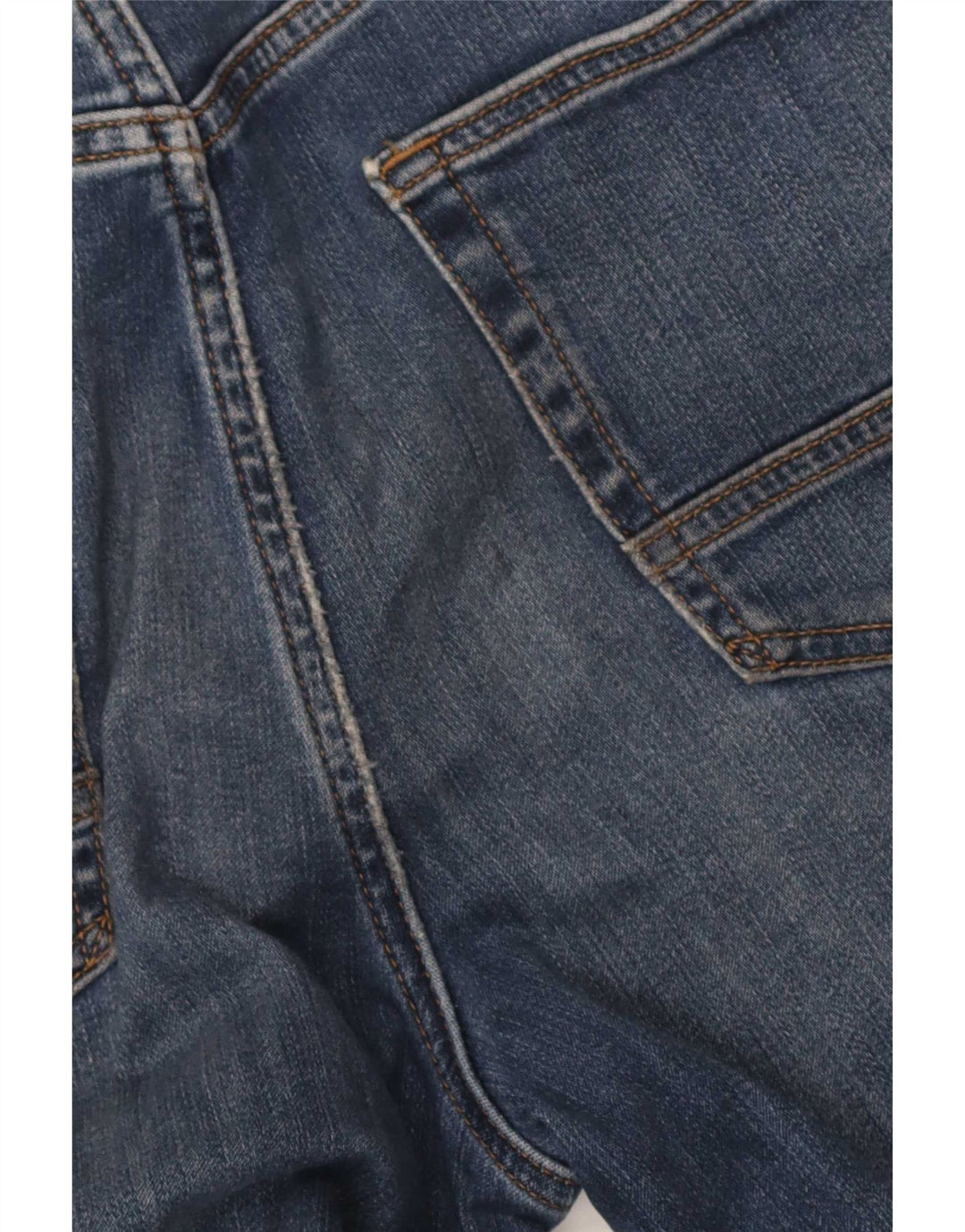 Jeans retos masculinos Marks & Spencer W34 L31 algodão azul