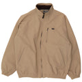 Jaqueta bomber masculina Asics UK 40 grande poliamida bege