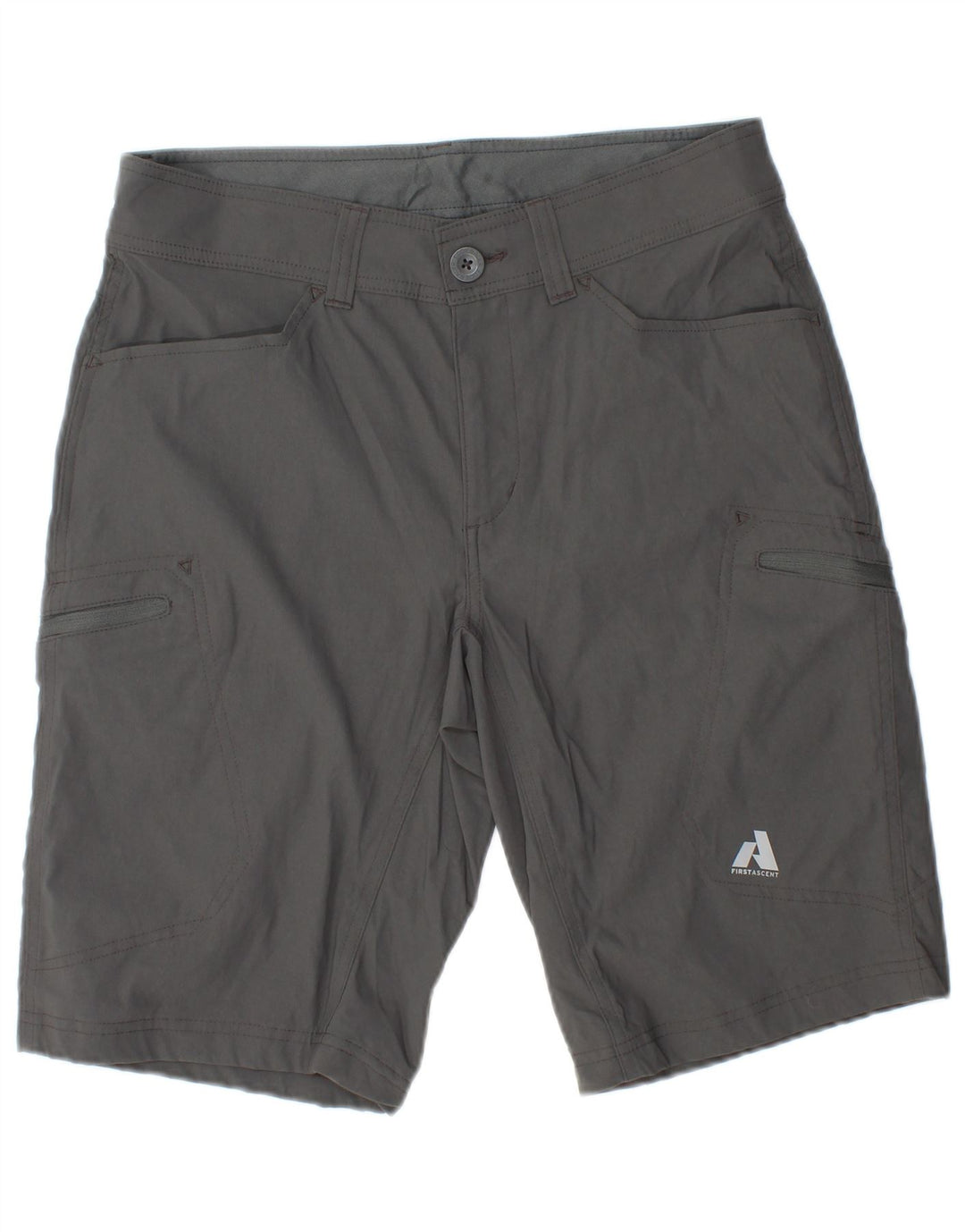 Shorts cargo masculino EDDIE BAUER W32 nylon cinza médio