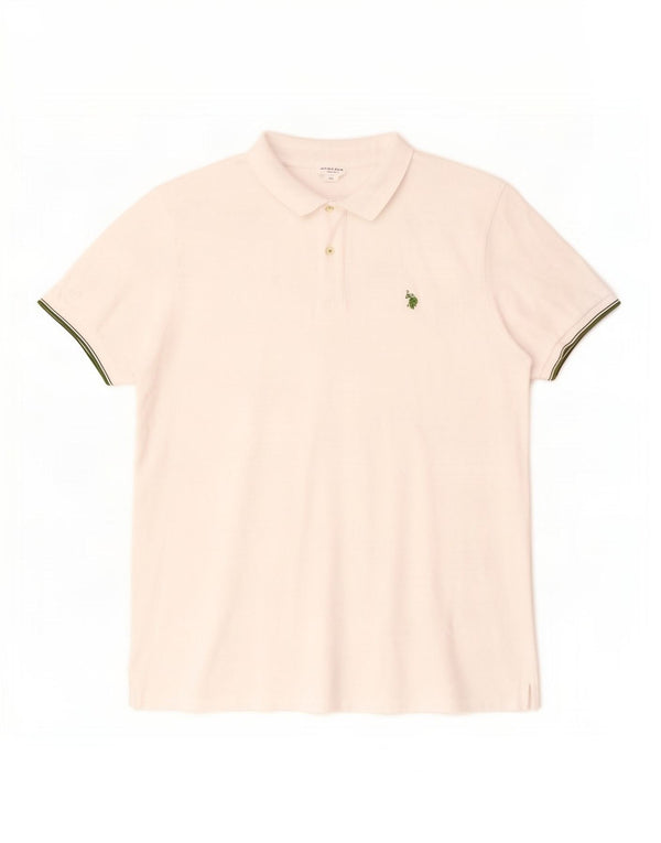 US Polo Assn. Camisa masculina 3XL algodão branco