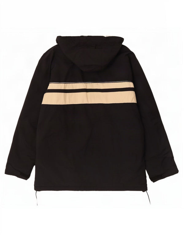 Jaqueta corta-vento masculina com capuz Chiemsee UK 44 2XL preto colorblock