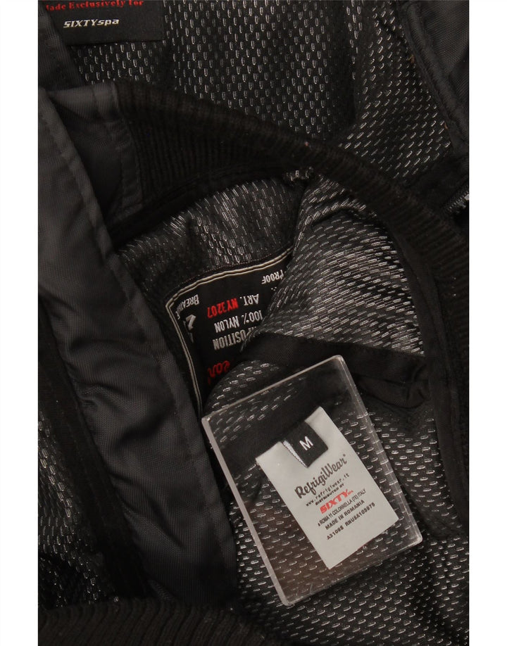 Jaqueta masculina acolchoada com capuz Refrigiwear UK 38 poliamida preta média