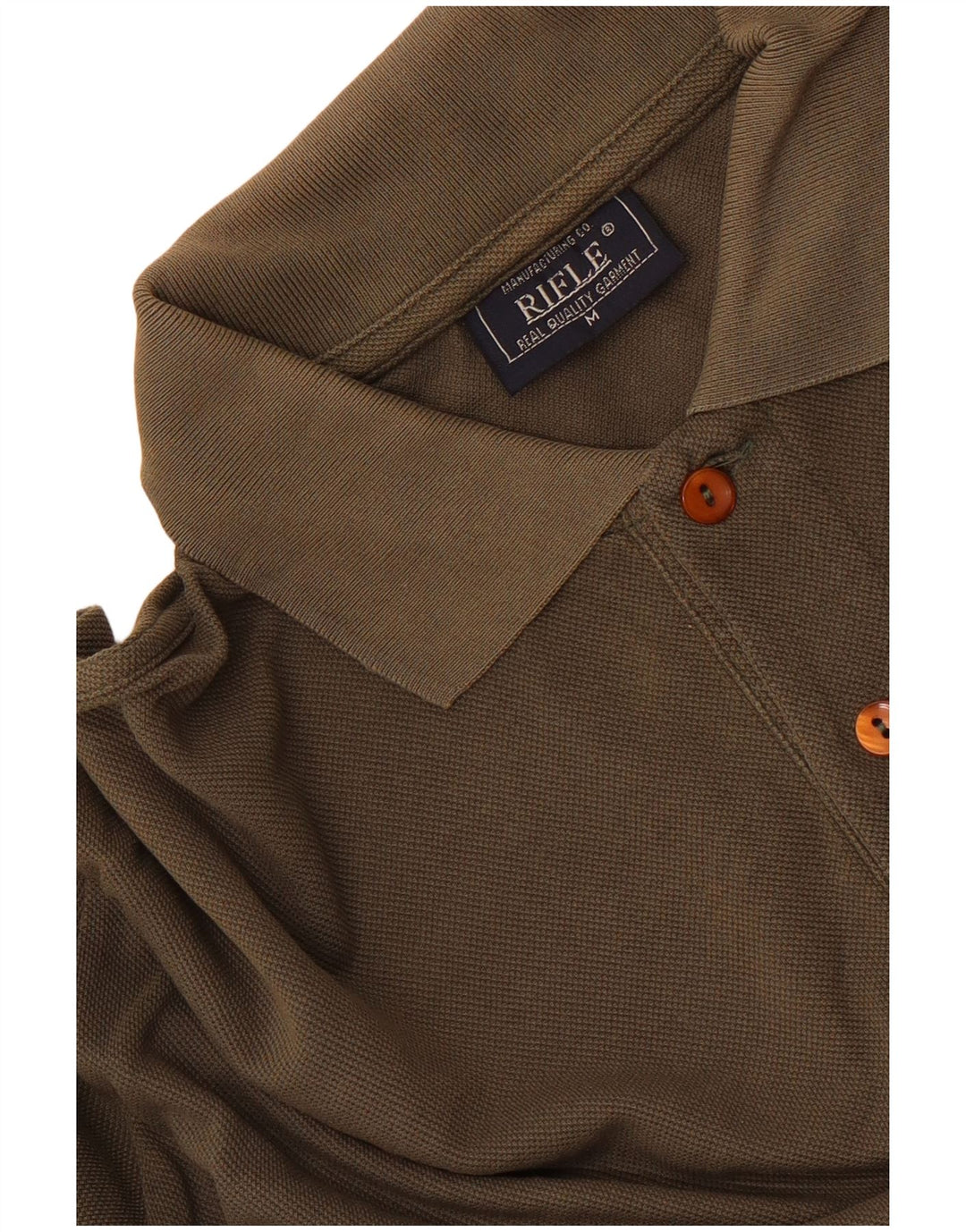 Camisa polo masculina Rifle médio cáqui