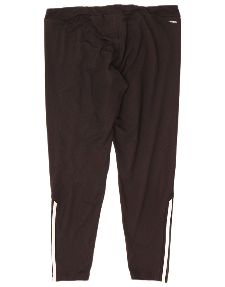 Leggings Adidas Climalite Feminina UK 20/22 XL Preto Poliéster