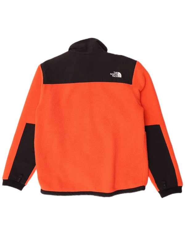 Jaqueta de lã feminina The North Face UK 14 grande bloco colorido laranja