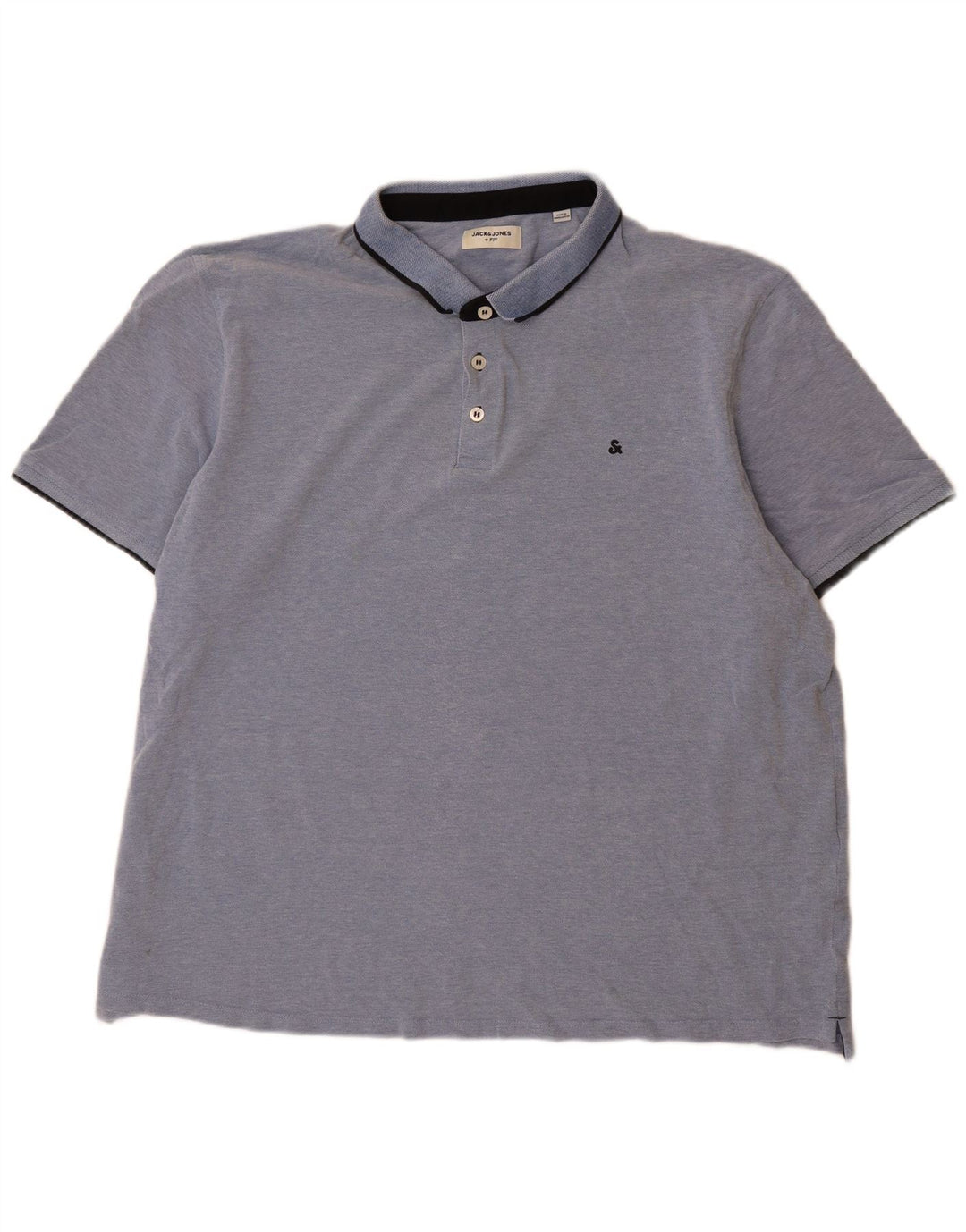 Camisa polo masculina Jack & Jones 3XL algodão azul